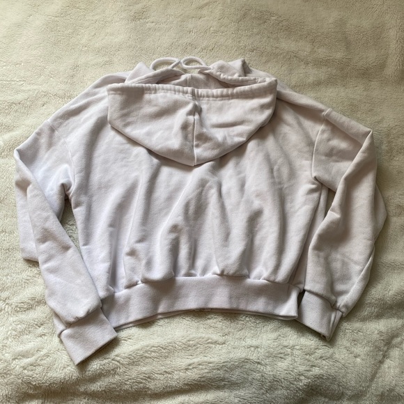 Garage white cropped sweater - Picture 3 of 3